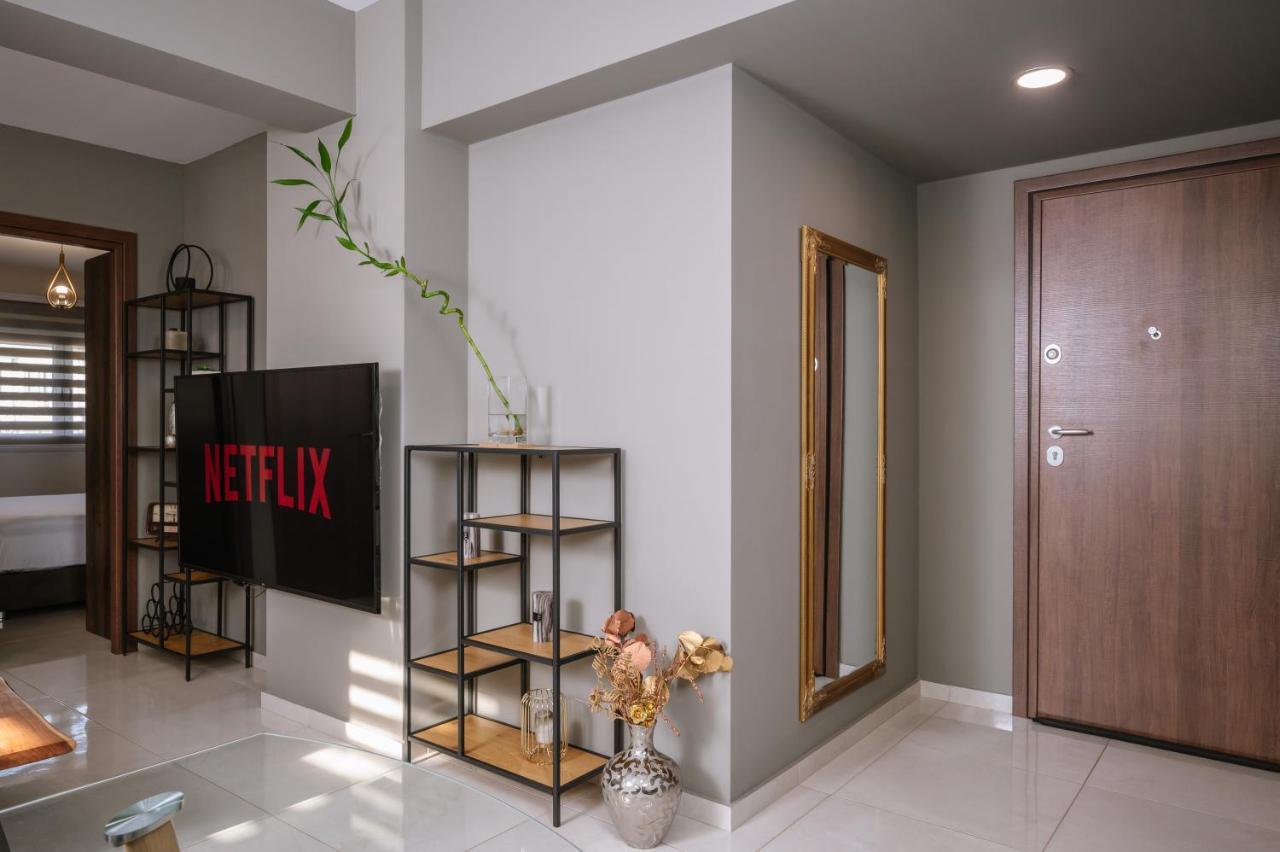 Unique1 - Two Bedroom Private Lux City Apartment Iraklio Eksteriør bilde